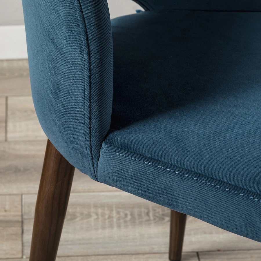 Стул Ledger Diag blue/т. орех - фото 10