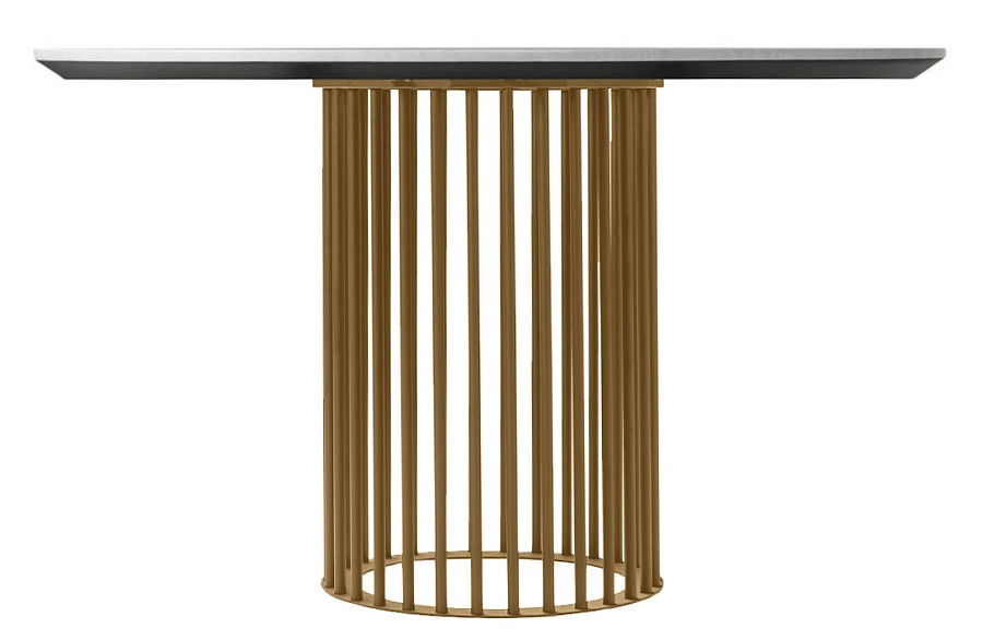 Стол Patrik New д.110 Мрамор Бьянко /Золото - фото 3