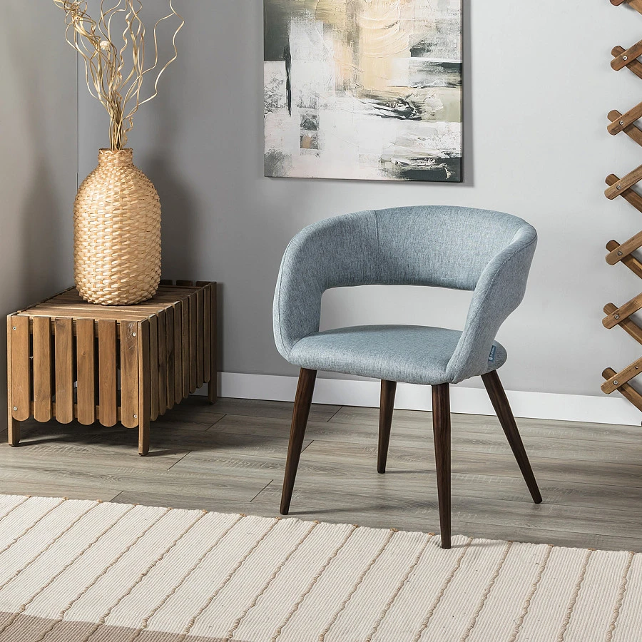 Стул Hugs св.сер/т.орех - фото 9