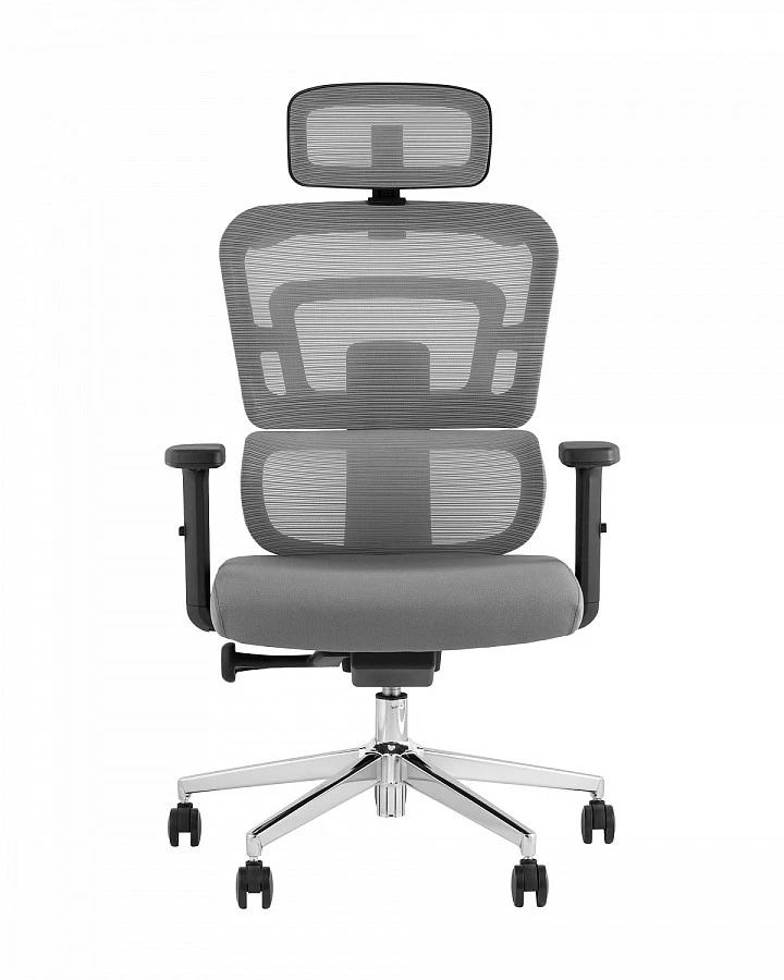 Кресло офисное TopChairs Techno серый - фото 7