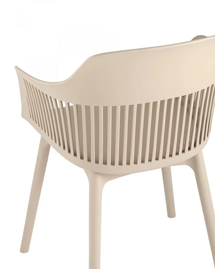 Стул Crocus с подушкой бежевый - фото 7