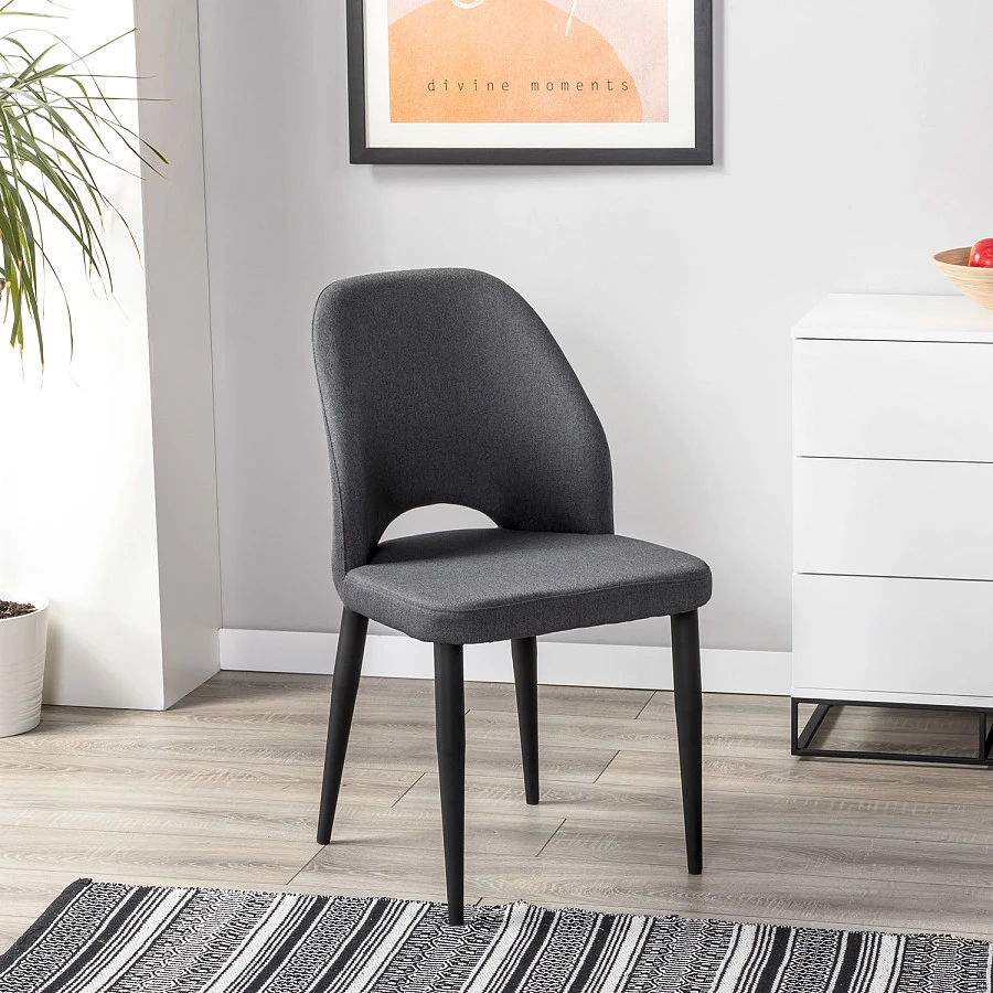 Стул Ledger темно-серый/черный - фото 7