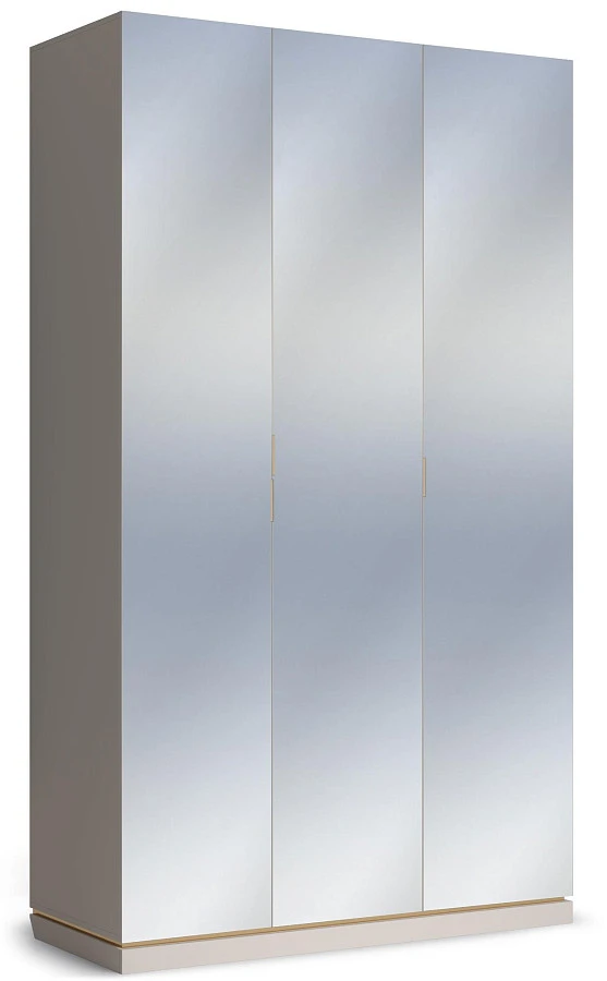 Шкаф 3-х дверный Капри с 3 зеркальными дверями