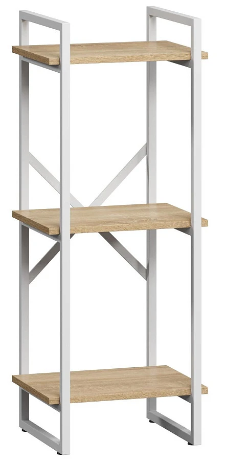 Стеллаж Мальборк Рант 40 Дуб Сонома бел.основан.