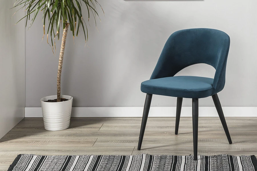 Стул Lars Diag blue/черный - фото 16