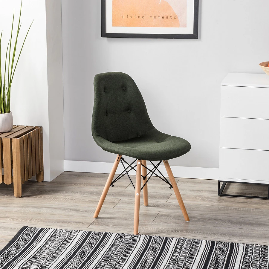 Стул Eames тёмно-зеленый /W - фото 8