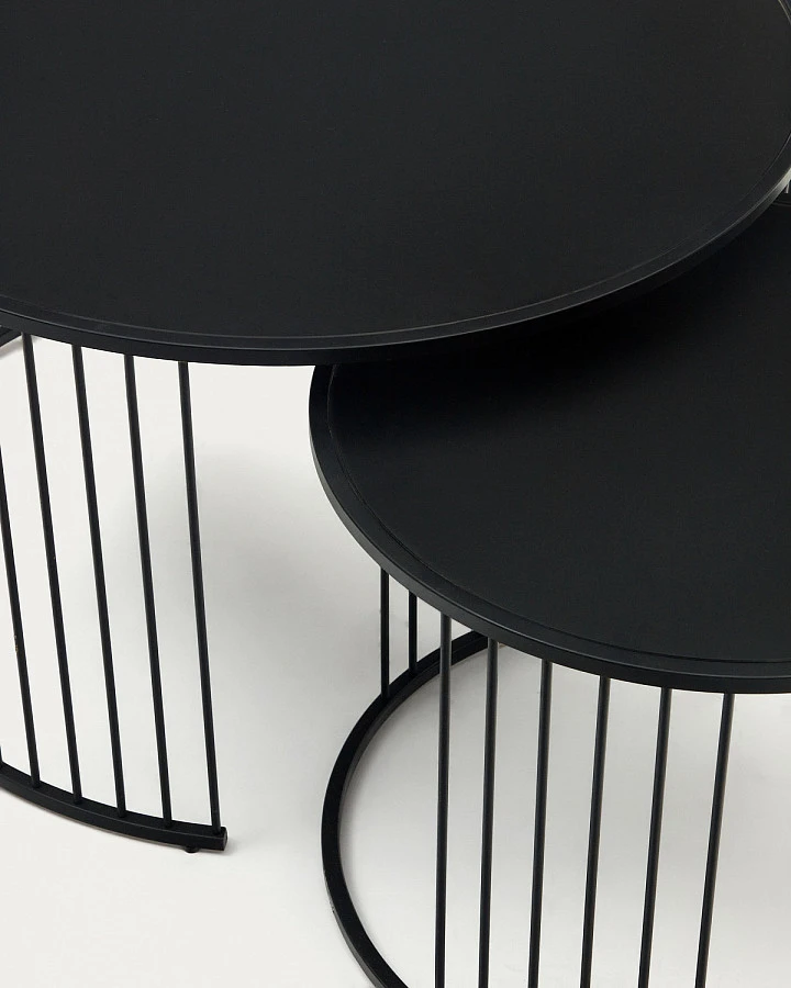 2 стола Hadar 75см/45см-закал.стекло/металл - фото 6