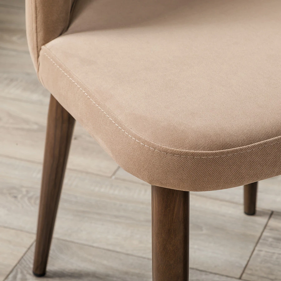 Стул Ledger Diag beige/т. орех - фото 9