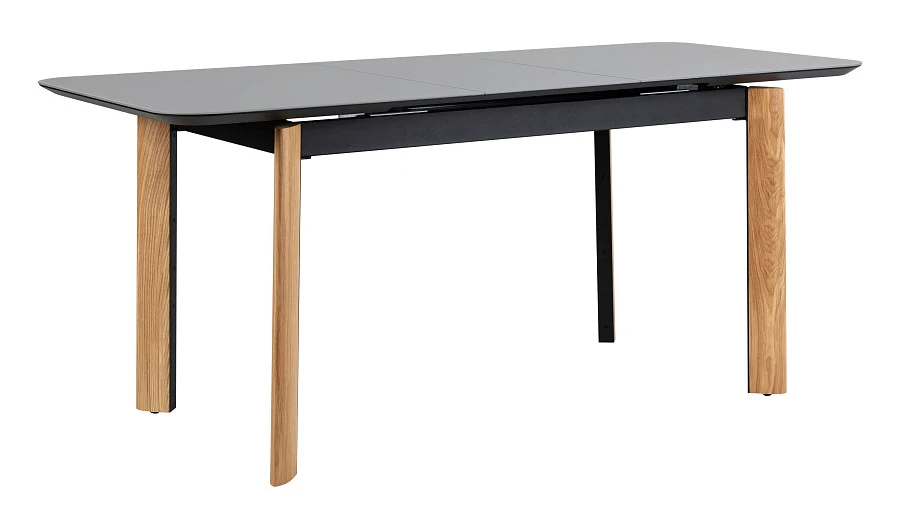 Стол раскл. Combi Glass 140-180 Automatic Natur/Dark matte glass - фото 10