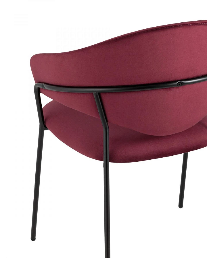 Стул Алексис велюр винный - фото 7