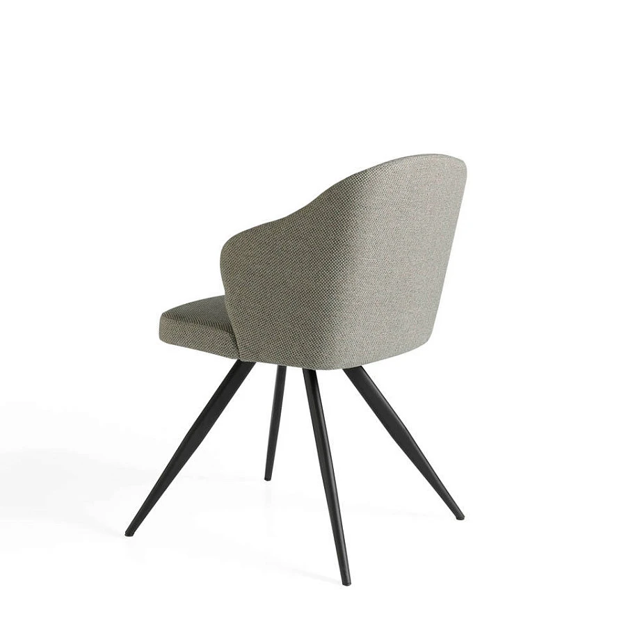 Стул F3208-GRIS /4057 черные ножки - фото 7