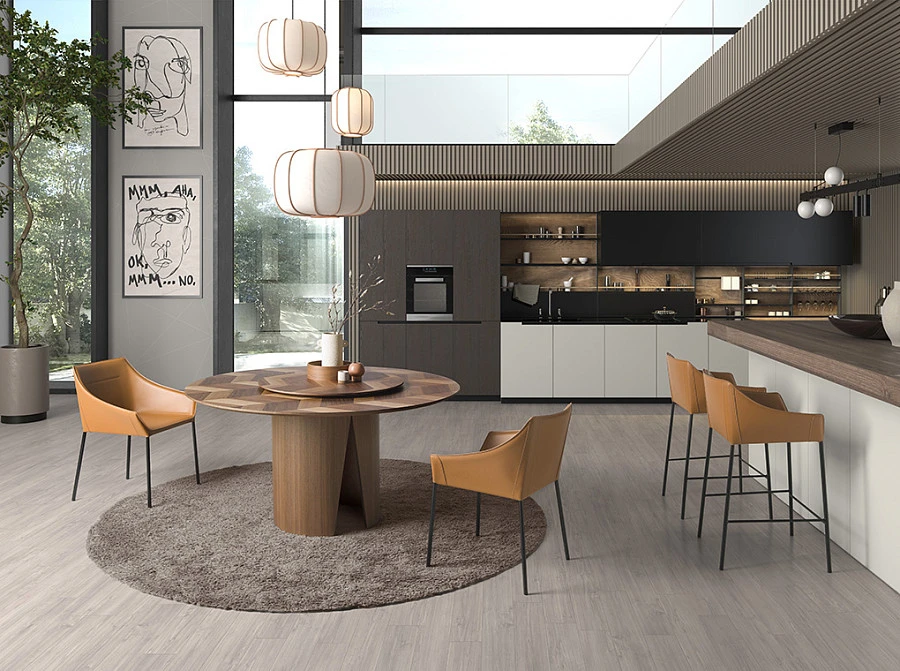 Барный стул 4145/CS931A коричневый из экокожи - фото 6