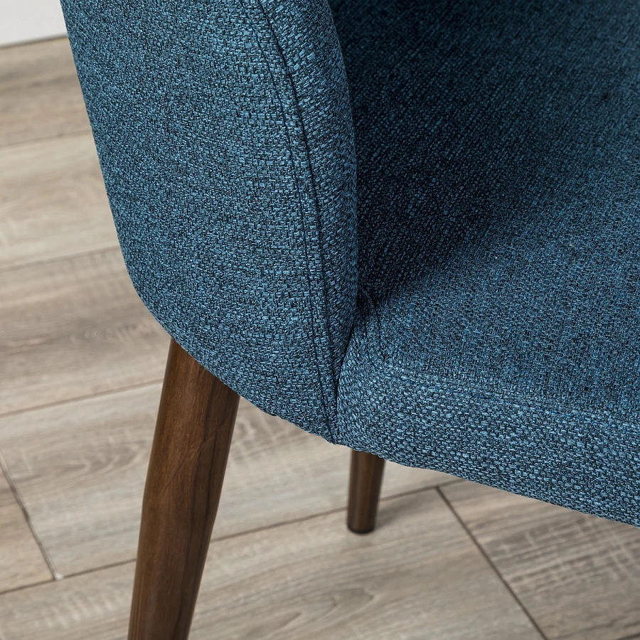 Стул Ledger синий/т. орех - фото 11