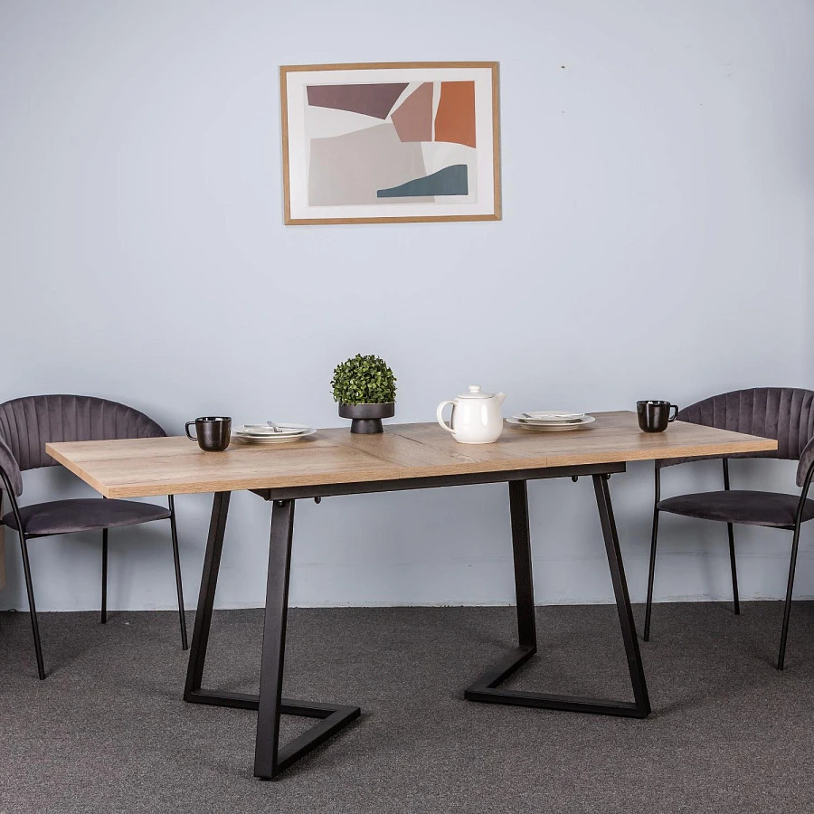 Стол Роналдо раздвиж. 120-160 Галифакс Натур - фото 8