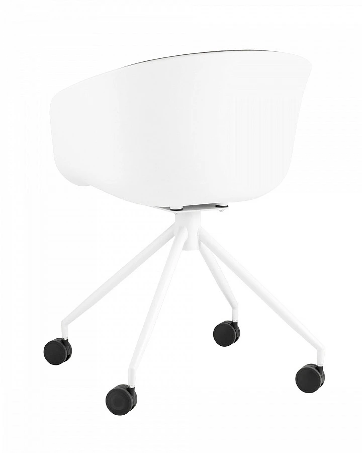 Кресло офисное LIBRA рогожка серый - фото 6