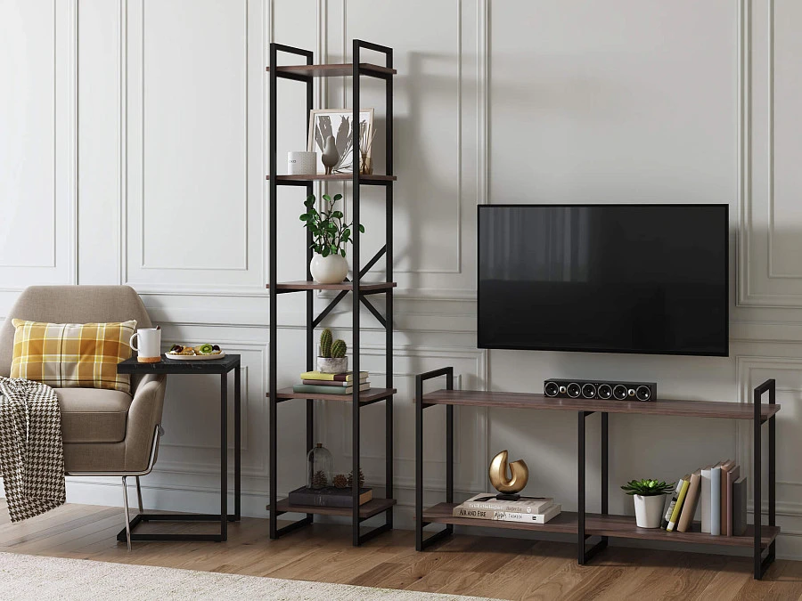 ТВ-тумба Мальборк 2 Шимо Темный лофт - фото 6