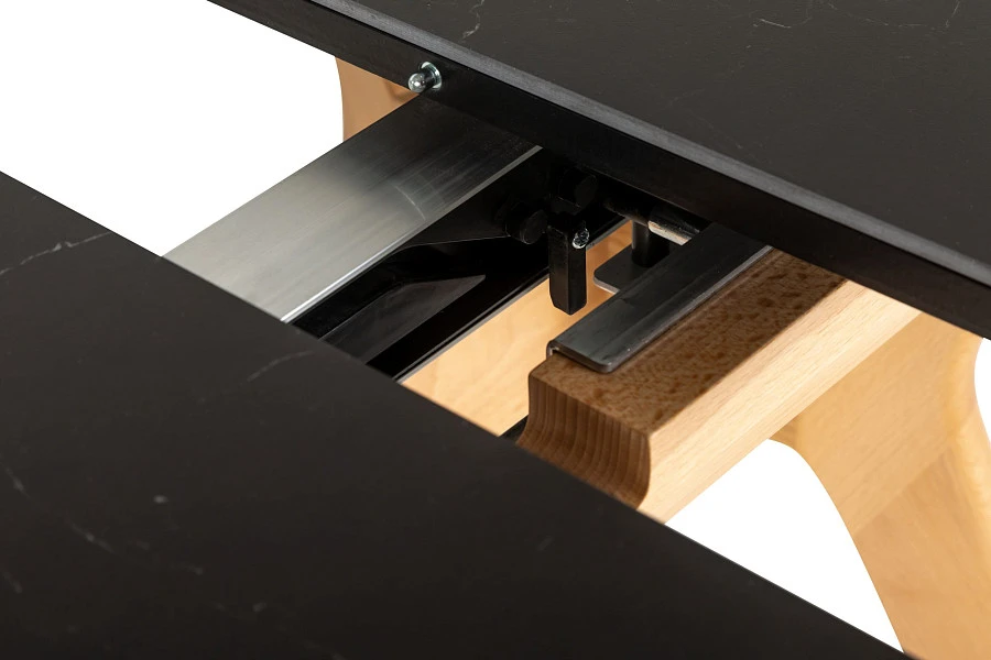 Стол раздвиж. Нарвик Ceramic 120-150 Automatic Natur/Dark marble - фото 6