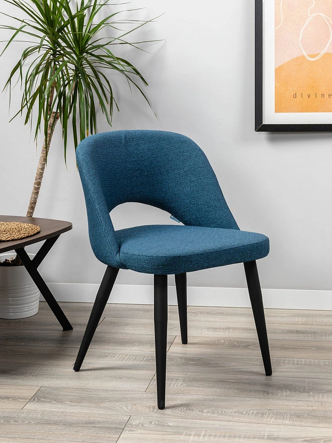 Стул Lars БлюАрт/Черн - фото 7