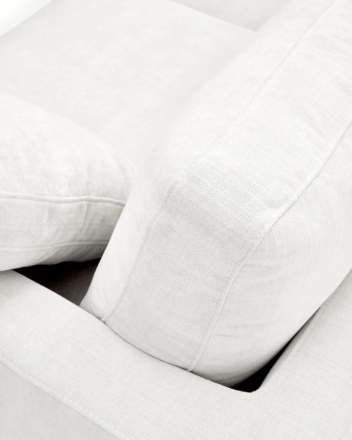 Gala 6-местный диван белого цвета 390 см - фото 12