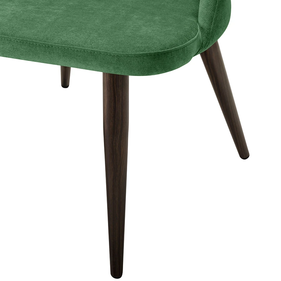 Кресло Lars зелёный/т.орех - фото 6