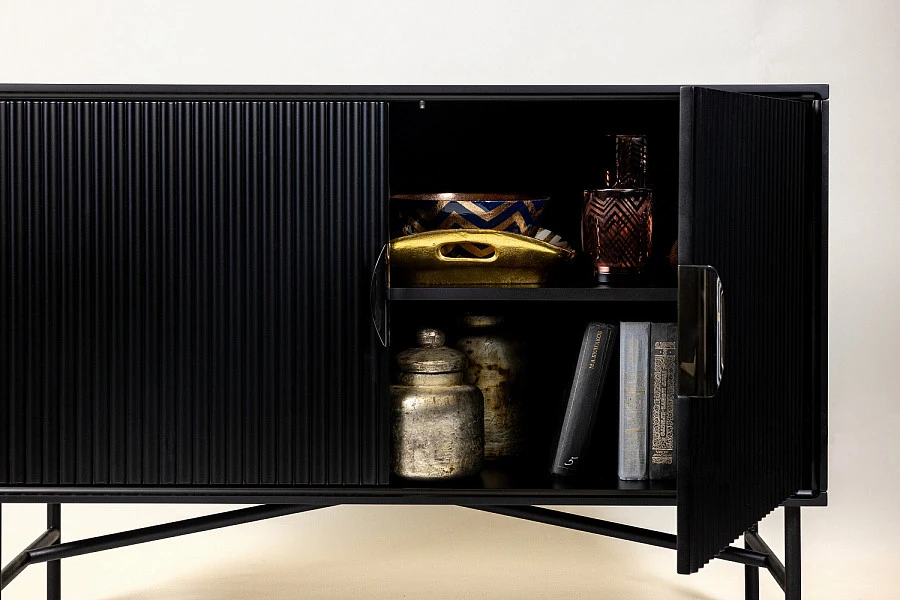 Комод HAINES M черный 0.76x1.1x0.4м - фото 3