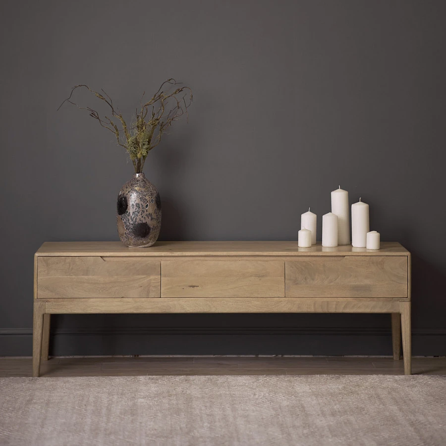 Консоль из массива, СОЛЬВЕЙГ 3 ящика - фото 8