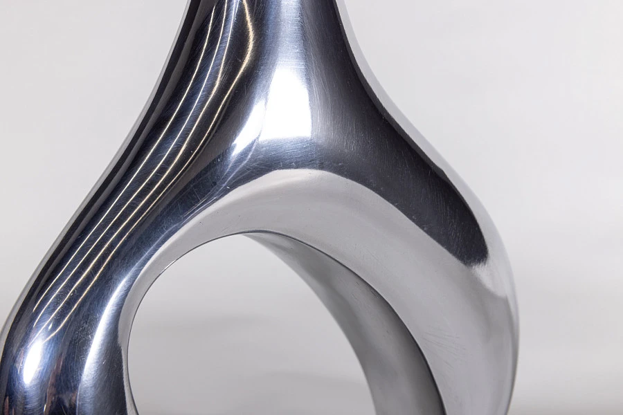 Ваза Holed металл/серебро 0.35x0.2x0.6м - фото 3