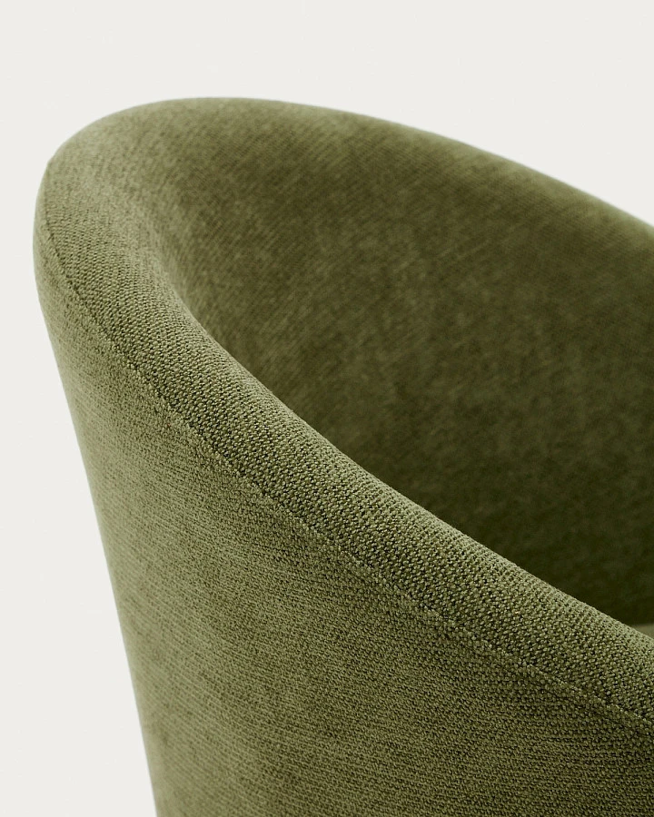 Поворотный стул Marvin зел.синель и ясень - фото 8