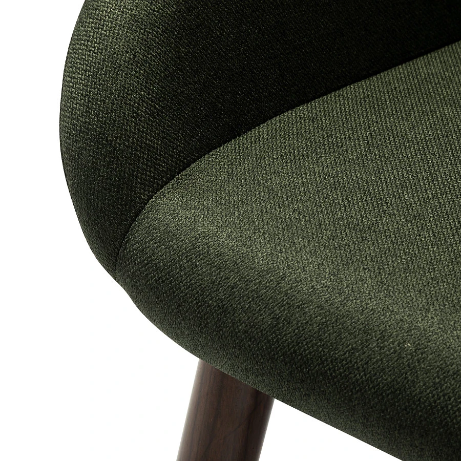 Кресло Kent тёмно-зеленый/т.орех - фото 7