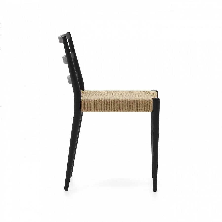 Analy Стул массив дуба/сид.веревка - фото 4