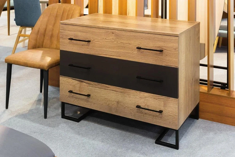 Комод с 3 ящиками Loft Табак - фото 10