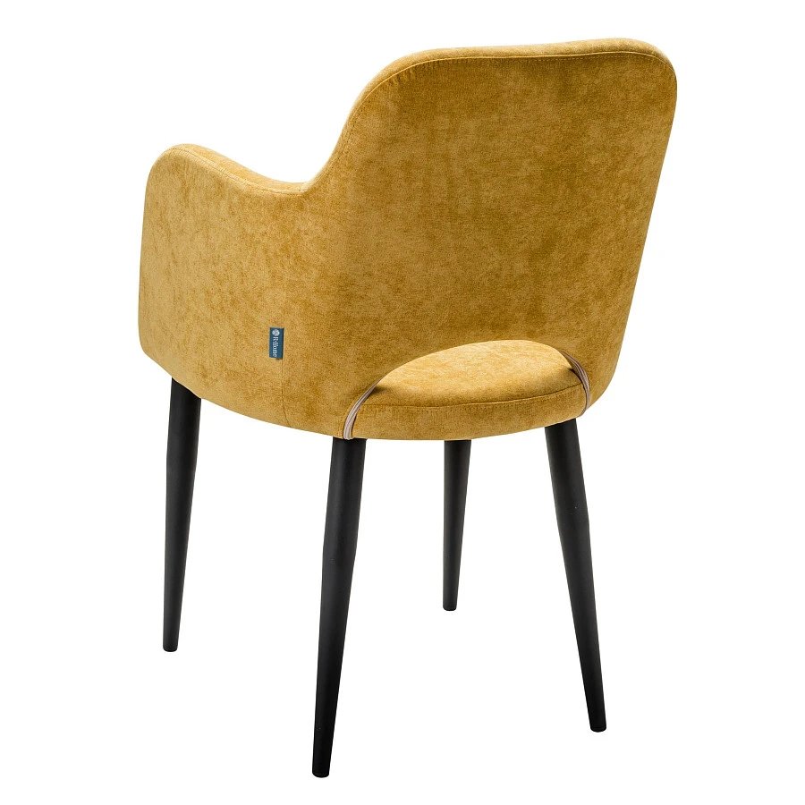 Кресло Ledger желтый/черный - фото 3