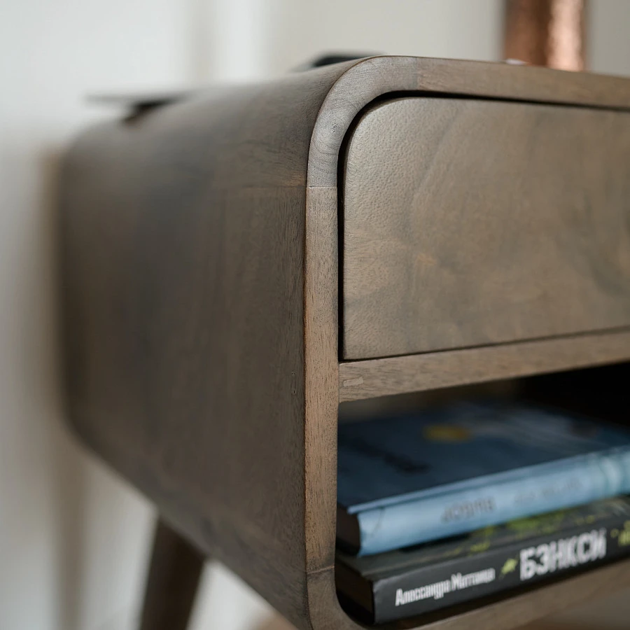 Тумба прикроват. АЛЬРИК ГРЕЙ с полкой - фото 6