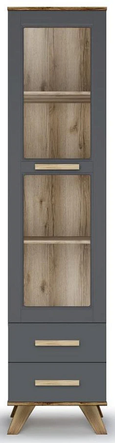 Шкаф-витрина 450 Вега Скандинавия Дуб каньон - фото 2