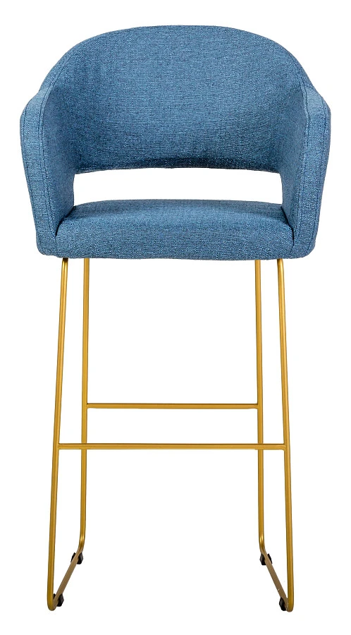 Кресло Бар Oscar БлюАрт/ЛинкЗолот - фото 3