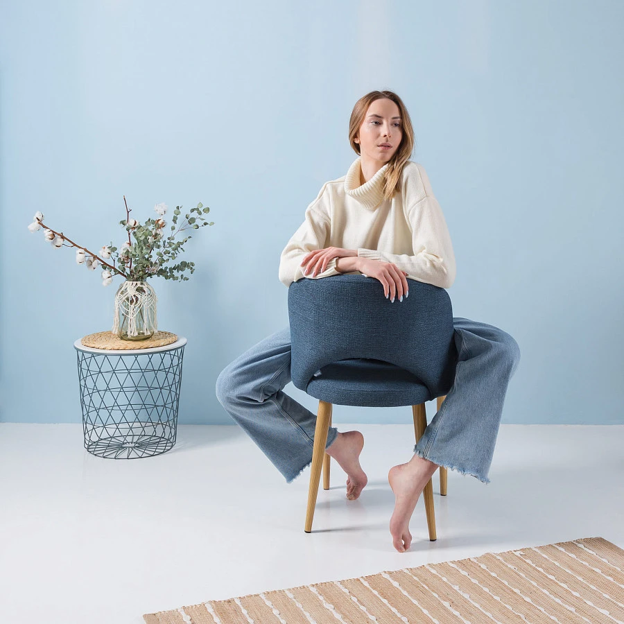 Кресло Lars БлюАрт/Натур - фото 13