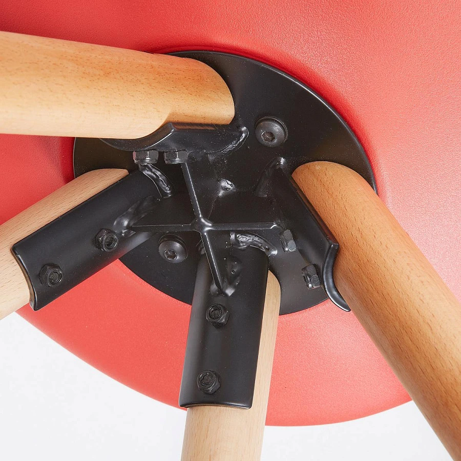 Стул Lars красный пластик - фото 6