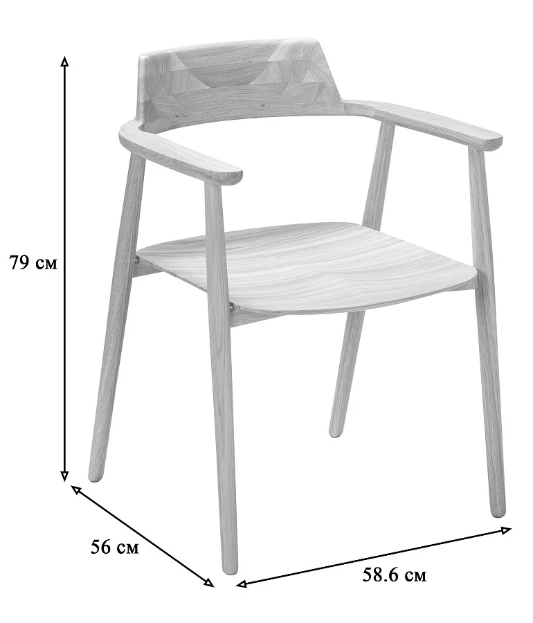 Стул «Seoto» Натуральный дуб - фото 2