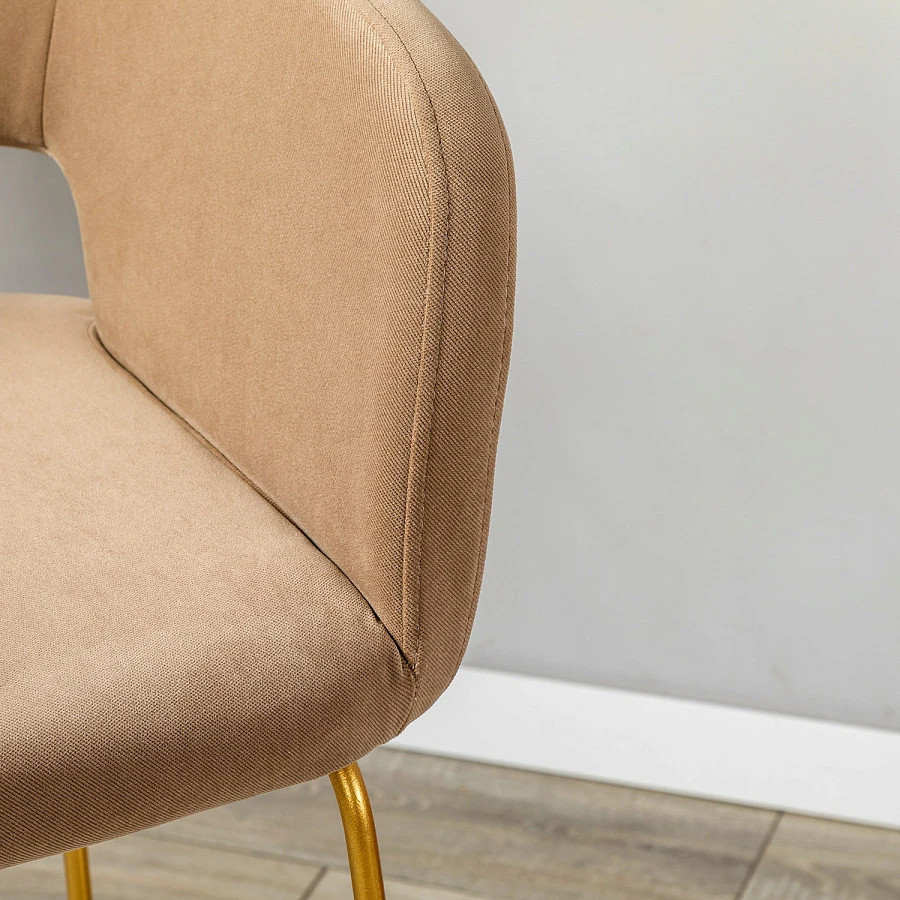 Кресло Бар. Oscar Diag beige/Линк золото - фото 11