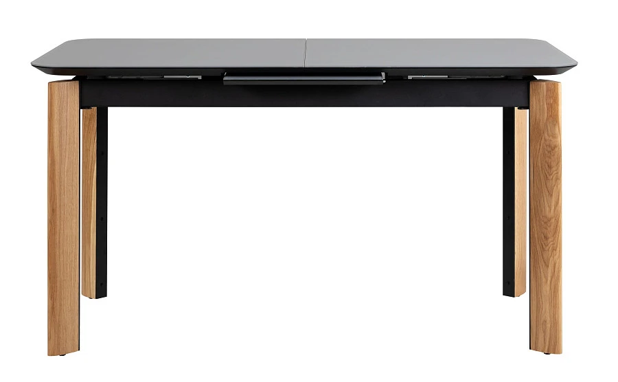 Стол раскл. Combi Glass 140-180 Automatic Natur/Dark matte glass - фото 2