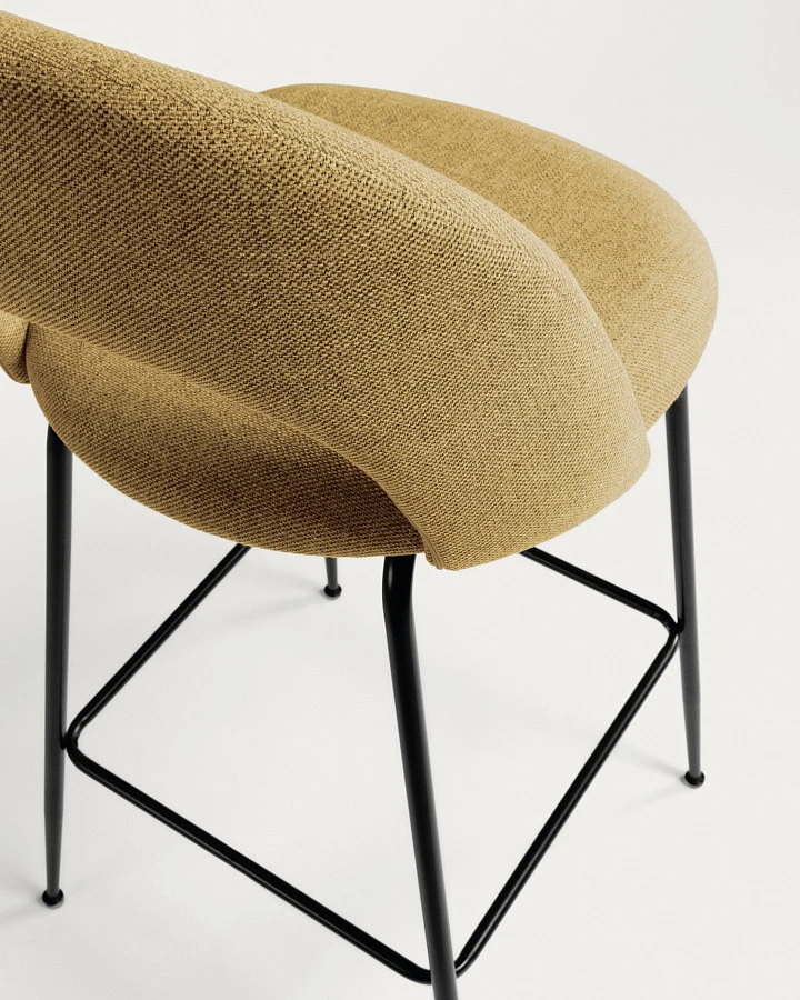 Полубарный стул Mahalia горчично-желтый - фото 8