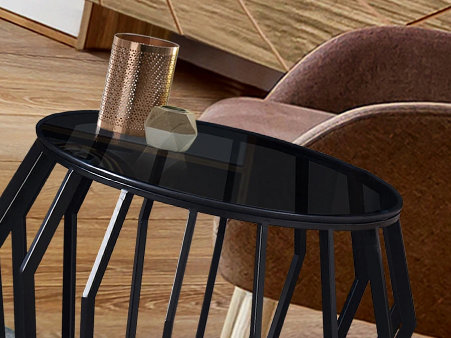 Приставной столик Ciros черный матовый - фото 10