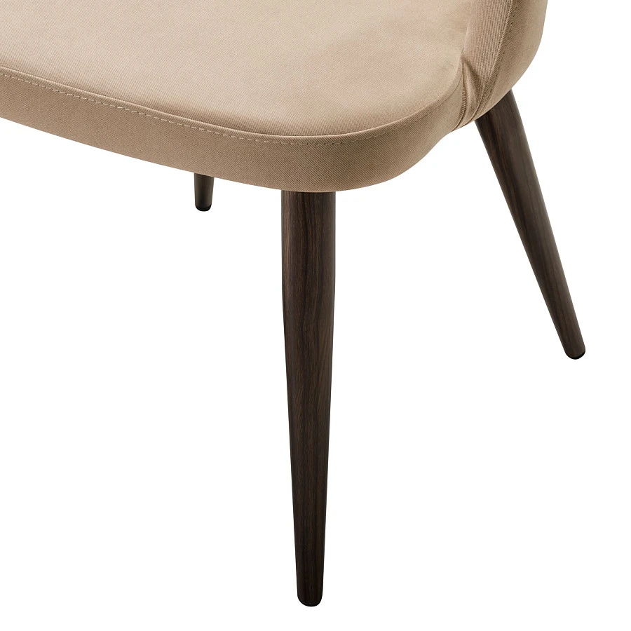 Стул Lars Diag beige/т.орех - фото 7