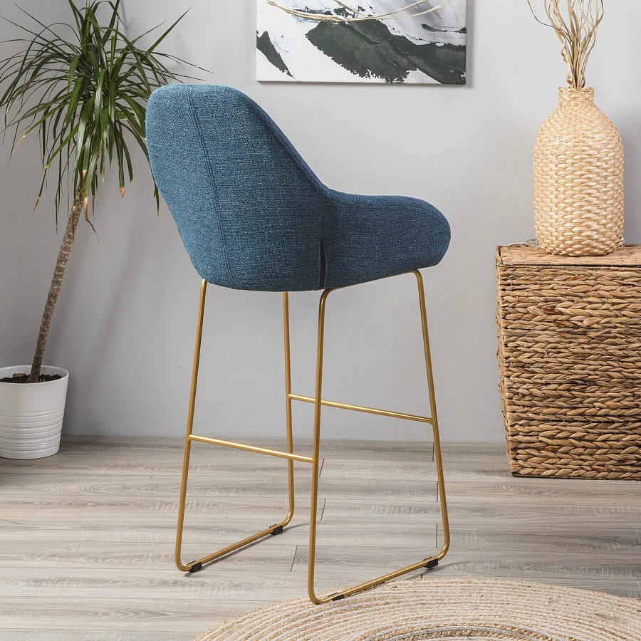 Кресло Бар Kent БлюАрт/ЛинкЗолот - фото 12