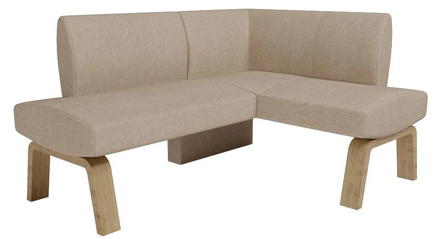 Диван кухон. Pride 158-120 R beige 1620*1240*830