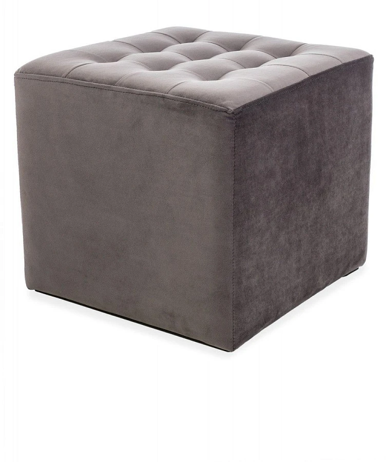 Пуф  LORI Velvet Bluvel 14 (серый)