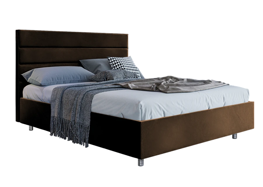 Кровать Турин 180х200 цвета тёмный шоколад