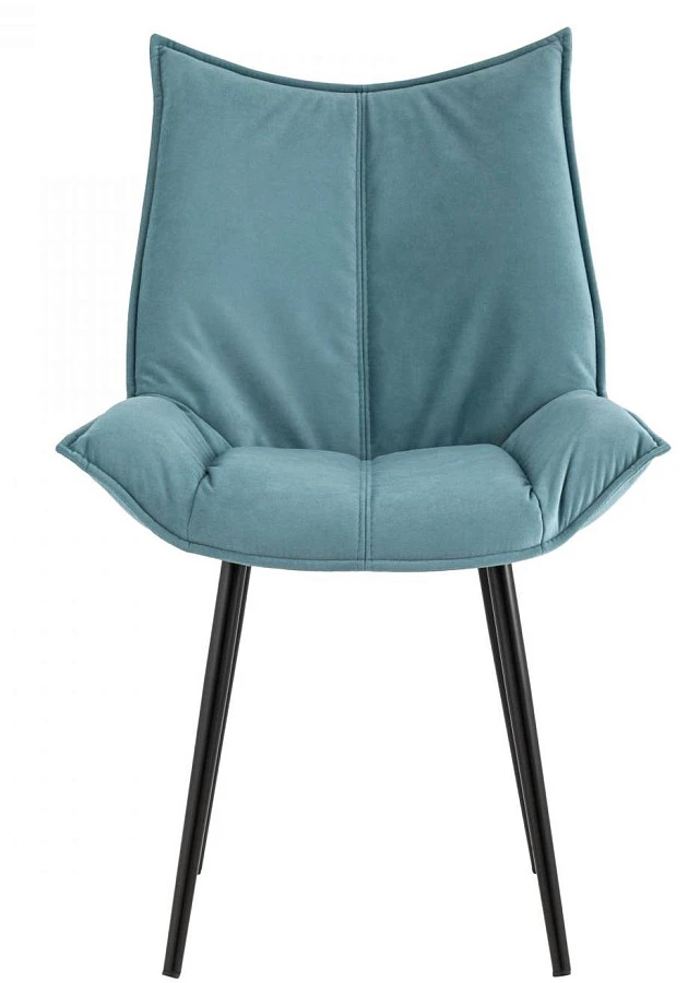 Стул Осло велюр пыльно-голубой - фото 2