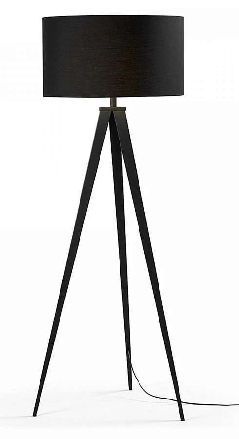 Торшер Uzagi черный