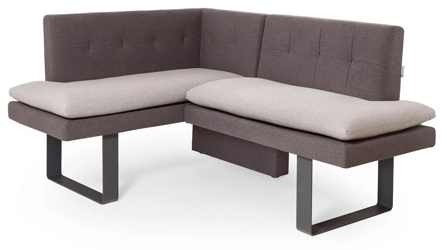 Диван кухон. Magiс 120-158 L grey/silver